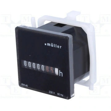 Counter: electromechanical; working time; mechanic