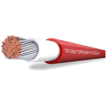 Kabelis H1Z2Z2-K 1x6mm2 sarkans saules PV paneļiem