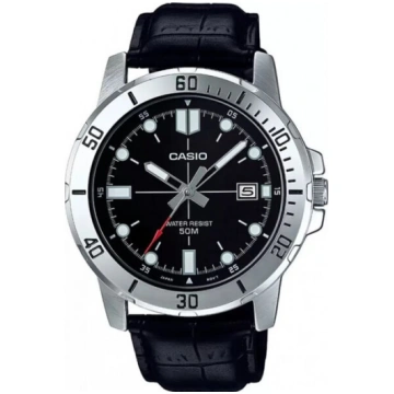 Vīriešu pulkstenis Casio Mtp-vd01l-1e ar ādas siks