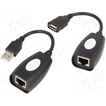 DA-70139-2 USB extender; RJ45 socket,USB A socket;