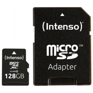 Intenso MEMORY MICRO SDXC 128GB C10/W/ADAPTER 3413