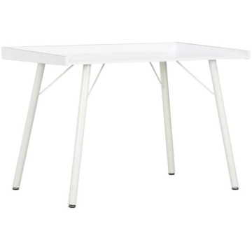 vidaXL galds, balts, 90x50x79 cm