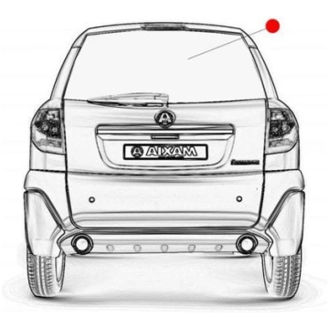 Aizmugurējais stikls Aixam Crossline/crossover 201