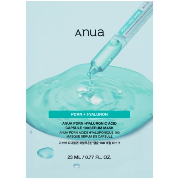Anua - PDRN + Hyaluron 100 Serum Mask - Mitrinoša 