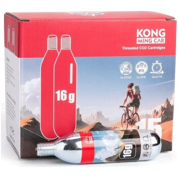 CO2 patronas ar vītni, 16 g / 25 g, CO2 baloni vel