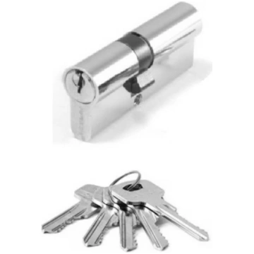 Cilindrs APECS EC-70 (35x35)-NI 3 atslēgas, hroms 