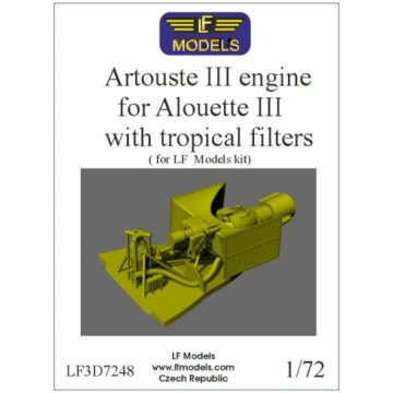 Aerospatiale Alouette III - Artouste III Engine wi