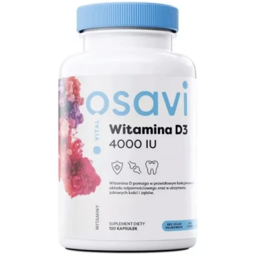 OSAVI D3 vitamīns 4000 SV (120 kapsulas)