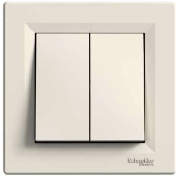Schneider Electric Slēdzis Lustras, Krēma - Eph030