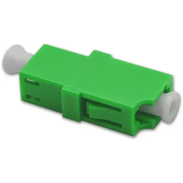 Qoltec LC/APC Fiber Optic Adapter | Simplex | Sing