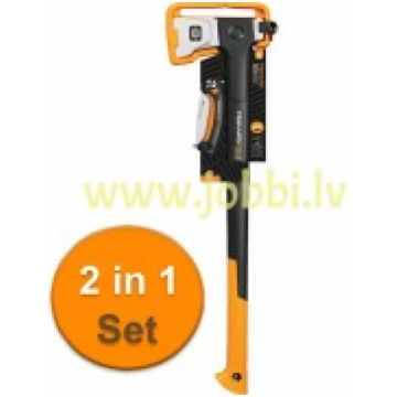 Fiskars 1075435 komplekts (skaldīšanas cirvis X32 