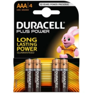 Baterijas Duracell AAA Alkaline 4-pack - 500039412