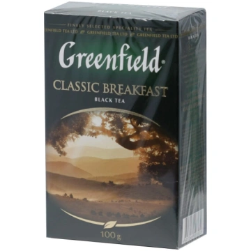 Greenfield Classic Breakfast Black Tea beramā liel