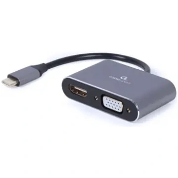 Cablexpert | USB Type-C uz HDMI un VGA displeja ad