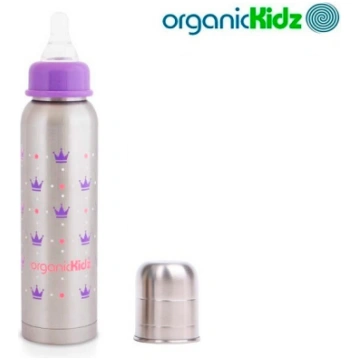 Bērnu pudelīte ar termo funkciju - OrganicKidz Pos