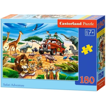 Puzle Castorland Safari Adventure 180 detaļas, mul
