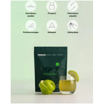 EQUA salty electrolyte drink, 20 packs. 450-25278
