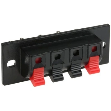 Quad speaker terminal connector - quick connector 