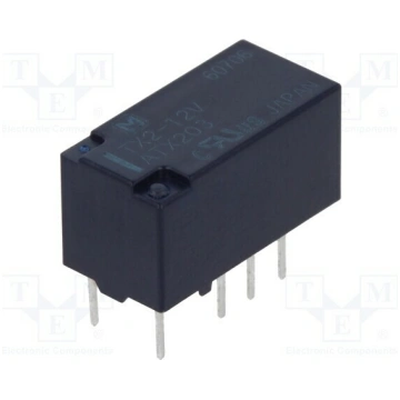 Relay: electromagnetic; DPDT; Ucoil: 12VDC; Iconta