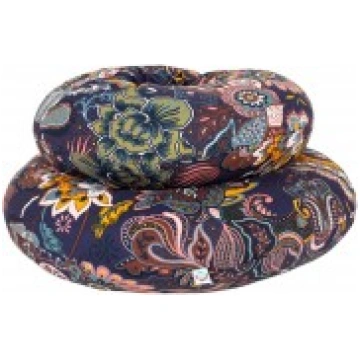 Spilvens-pakavs "C" PREMIUM BOHO navy blue (110) -