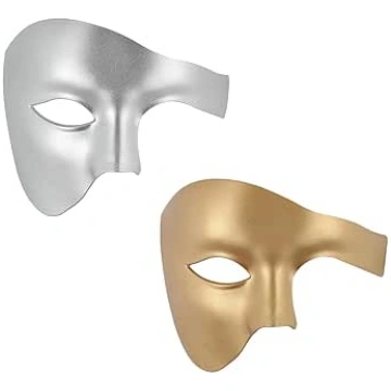 2 masku masku komplekts, Operas fantoma pusmaska, 