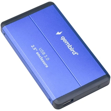 hdd/ssd korpuss usb 3.0 2.5" sata, alumīnija, zils