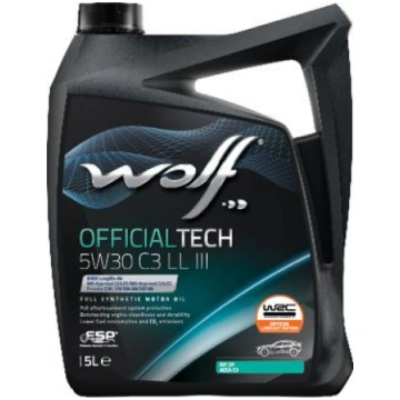 Wolf 1048181 - OFFICIALTECH5W30 LLIII 5L SP.C2-C3-