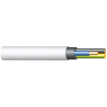 CABLE KH05VV-U/NYM 5X4.0 WHITE (100) 4779016546678