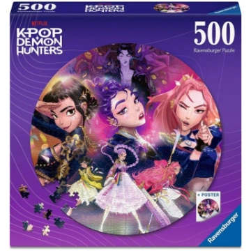 RAVENSBURGER PUZZLE puzle KPOP Demon Hunters 500ga