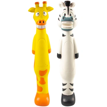 Rotaļlieta suņiem - lateksa žirafe/zebra DUVO PLUS