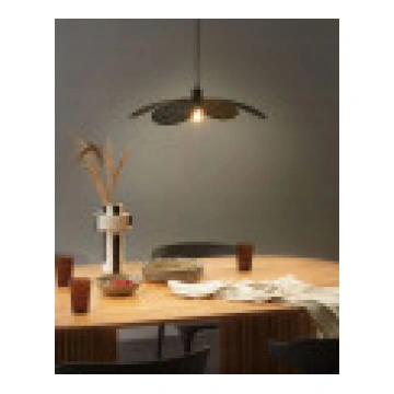 Beliani piekaramā lampa KOSHI Metal Black [Lampa C