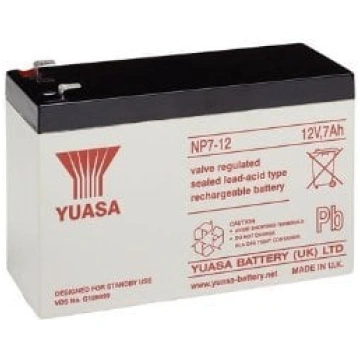 Akumulators Yuasa (7Ah 12V F1 VRLA)