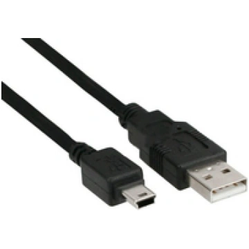 Kabel USB InLine USB A/Mini USB 5pin 1m Black (331