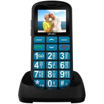 uleway vecākais mobilais telefons ar lielām pogām 
