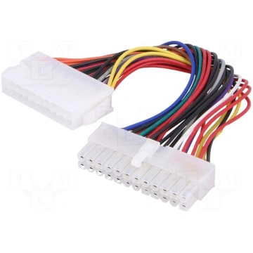 Cable: mains | ATX male 20pin,ATX female 24pin | 0