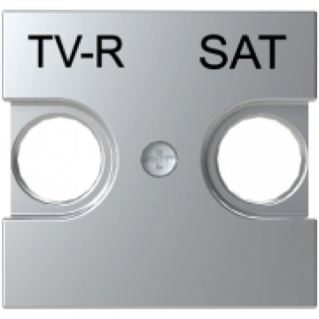 Cover SAT 2 gang Silver - Zenit 2CLA225010N1301 | 