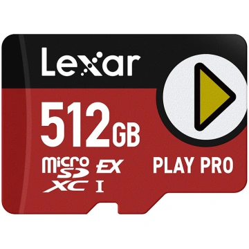 Lexar PLAY Pro microSD Express 7.1 512GB memory ca