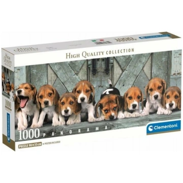 Clementoni Puzzle 1000 Compact Panorama Beagle | G