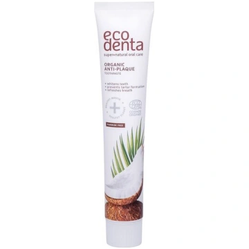 Sertificēta organiska zobu pasta pret aplikumu Eco
