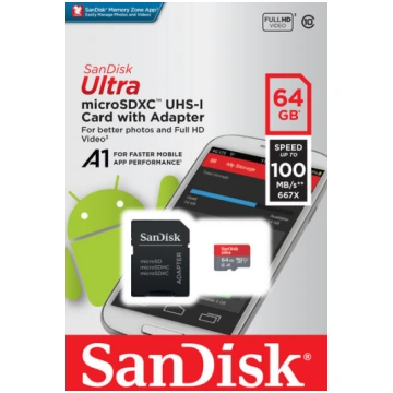 Atmiņas karte telefonam Atmiņas karte Sandisk 64GB