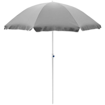 Foldable Beach Umbrella Black Forest 1.8m Grey L-0