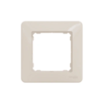 Sedna w/fr Frame 1 gang Beige Schneider Electric