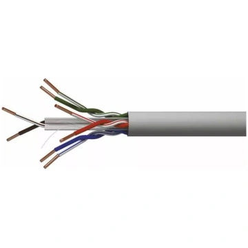 UTP CAT6 tīkla kabelis EMOS 4x2x0,55 mm cieta vara