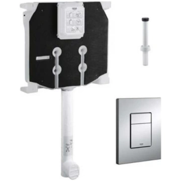 Cassetta da incasso grohe 8 cm con placca cromo e 