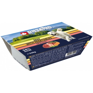 Konservi suņiem : Ontario Dog Alucup Beef with veg