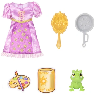 Lelle Rapunzel ar piederumiem, 16 cm JAKKS PACIFIC