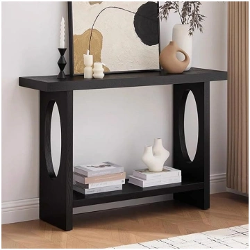 Console Table Behind the Sofa, Solid Wood Hallway 