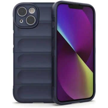 Magic shield apvalks Apple iPhone 14 - tumši zils 