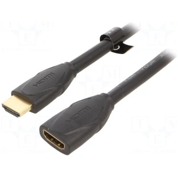 Cable | HDMI socket,HDMI plug | PVC | HDMI 2.0 | 1