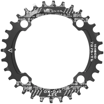 MTB velosipēda priekšējais zobrats 104BCD, šauri-p